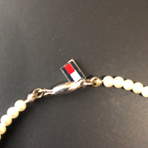 Tommy Hilfiger Faux Pearl Necklace 